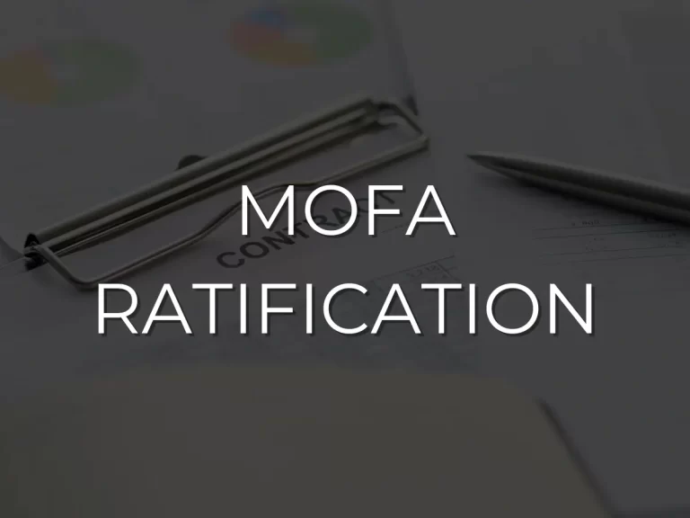 MOFA Ratification: Documents Validity for Cross-Border Use