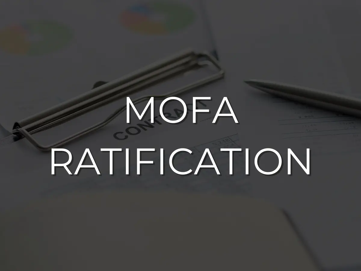MOFA Ratification